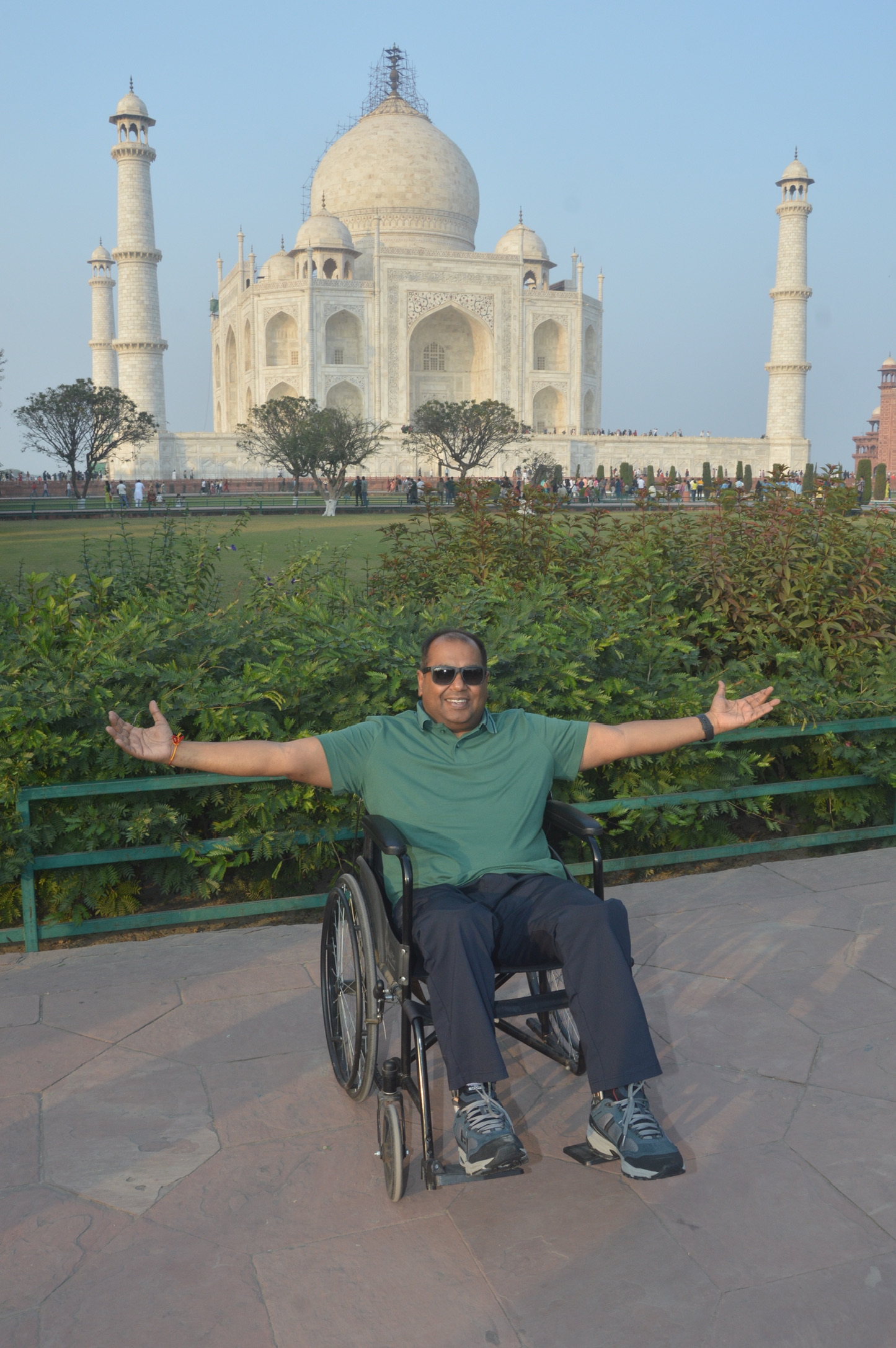 Dave at the Taj Mahal